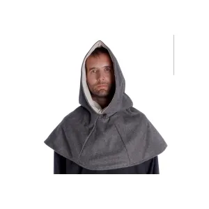 Hood felt brown-red -green-black-offwhite
