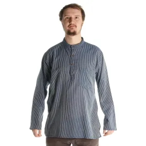 Kurta Shirt blue white striped
