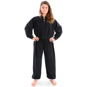 Trousers with bundle offwhite-black