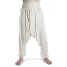 Mittelalter Hose Tantris in Beige Frontansicht