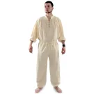 Trousers with bundle offwhite-black