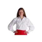 Rüschenbluse weiß schwarz mittelalterliche-kleidung.com 1