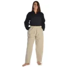 Cotton Trousers offwhite + black