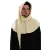 Medieval Hood with Liripipe green-offwhite-red-black-blue-brown