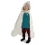 Medieval Cloak hooded short black-brown-darkred for Kids