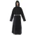 Monk's Robe black-brown woollen felt