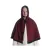 Medieval Hood with Liripipe green-offwhite-red-black-blue-brown