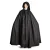 Medieval cloak hooded felt brown-black-offwhite