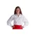 Frilled Blouse white - black