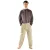 Cotton Trousers offwhite + black