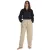 Cotton Trousers offwhite + black