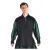 Medieval Shirt stand- up collar offwhite-black-red