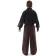 Mittelalter Hose Jovelin in Braun Rückansicht