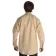 Western Western-Hemd Colorado natur-schwarz in Beige Rückansicht 2