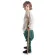 Mittelalter Kinderhemd Anfortas in Beige Seitenansicht 2