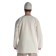 Mittelalter Tunika Siegfried kurz in Beige Rückansicht