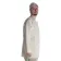 Mittelalter Tunika Siegfried kurz in Beige Seitenansicht