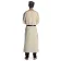 Mittelalter Tunika Siegfried lang in Beige Rückansicht