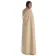 Mittelalter Umhang Sunnhild in Beige Seitenansicht 2