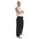 Mittelalter Hose Tristan in Schwarz Seitenansicht
