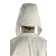 Mittelalter Bundhaube Wenezlan in Beige Rückansicht