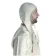 Mittelalter Bundhaube Wenezlan in Beige Seitenansicht