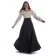 Mittelalter Bluse Hilde in Beige Frontansicht 4