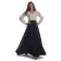 Mittelalter Bluse Hilde in Beige Frontansicht 5