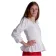 Mittelalter Bluse Hilde in Weiß Seitenansicht