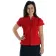 Mittelalter Bluse Gerlint in Rot Frontansicht
