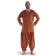 Wikinger Untertunika Heimdall in Orange Frontansicht