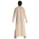 Mittelalter Cotte Pantonopier in Beige Rückansicht